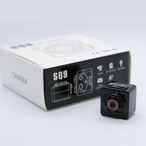 SQ9 Mini Camera 480P Video Recorder Digital Cam Micro Full HD IR Night Vision Smallest DV DVR Camcorder PK SQ11 SQ8(Black)