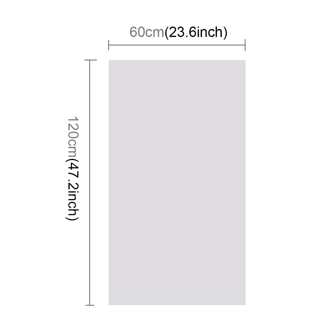 PULUZ Photography Background PVC Paper Kits For Studio Tent Box, Size: 120cm X 60cm(White)