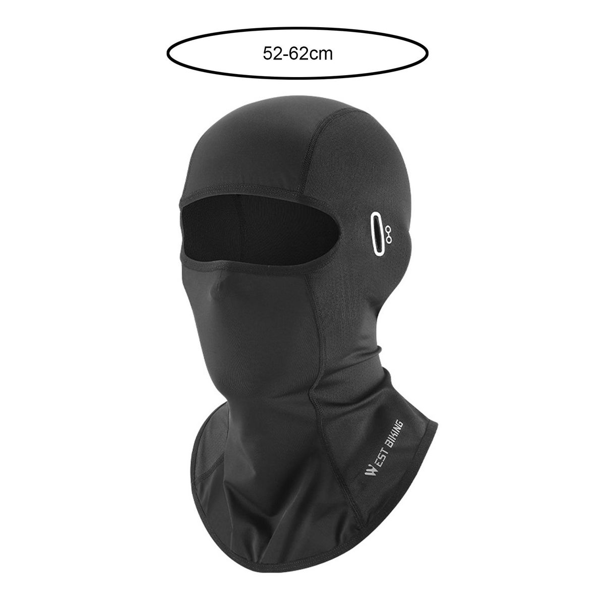 Cycling Visor Dustproof Cycling Biking Headgear Black