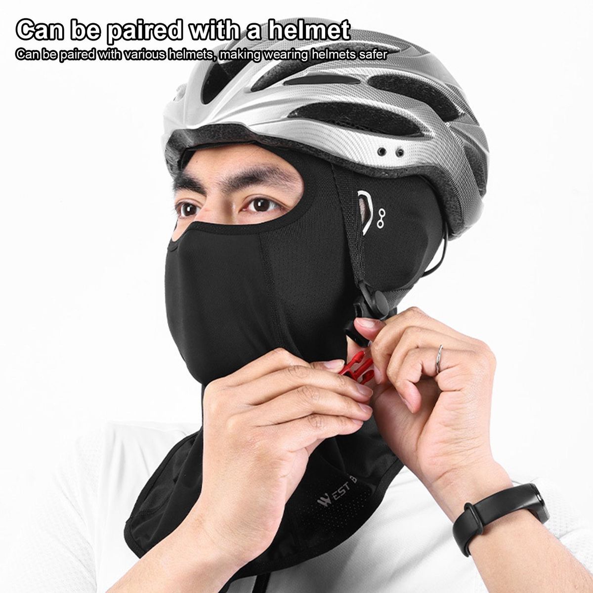 Cycling Visor Dustproof Cycling Biking Headgear Black