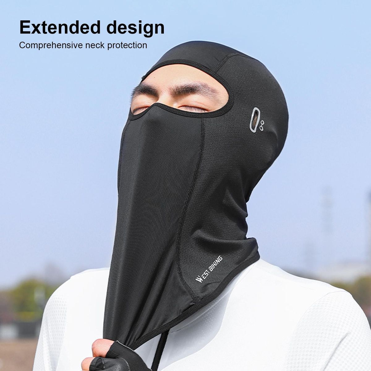Cycling Visor Dustproof Cycling Biking Headgear Black