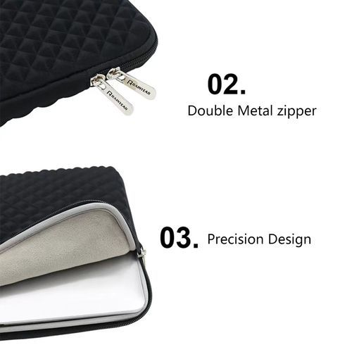 13 Inch Laptop Sleeve Case Ultrabook Macbook Bag-Black