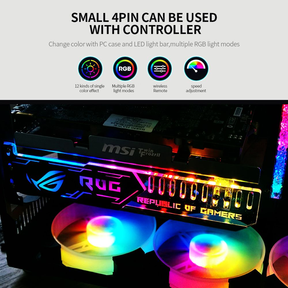 RGB25 RGB Graphics Card Stand Graphics Card Support With
