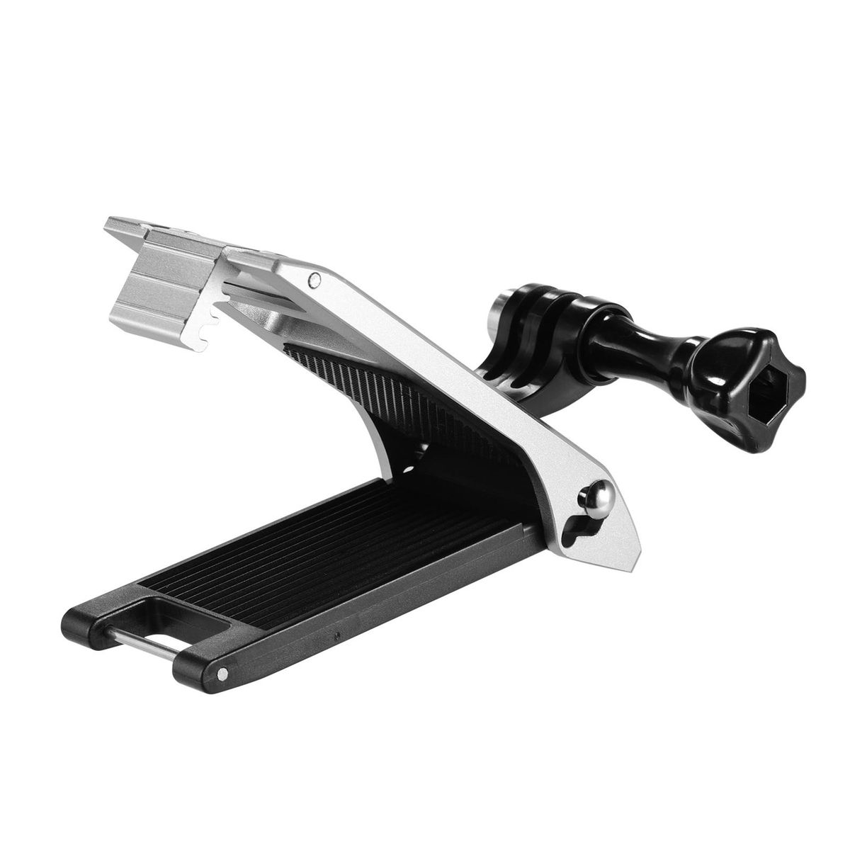 Aluminum Action Camera Backpack Shoulder Strap Clip Mount Strap Holder 360° Rotatable 6-level Thickness CNC Technology with Action Camera Mount