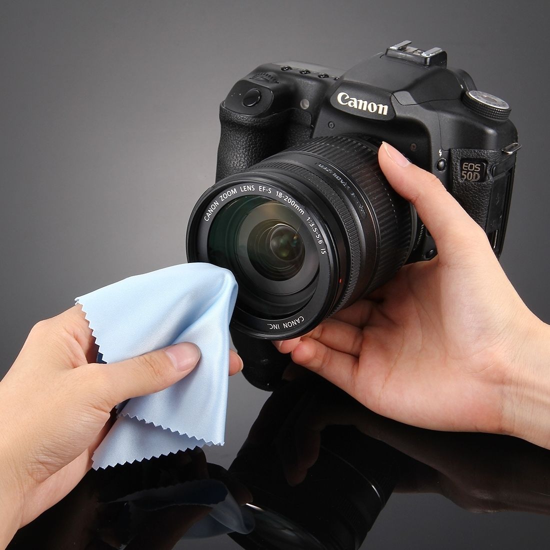 50 PCS PULUZ Soft Cleaning Cloth For GoPro HERO5 /4 Session /4 /3+ /3 /2 /1 LCD Screen, Tablet PC / Mobile Phone Screen, TV Screen, Glasses, Mirror, Monitor,  Camera Lens