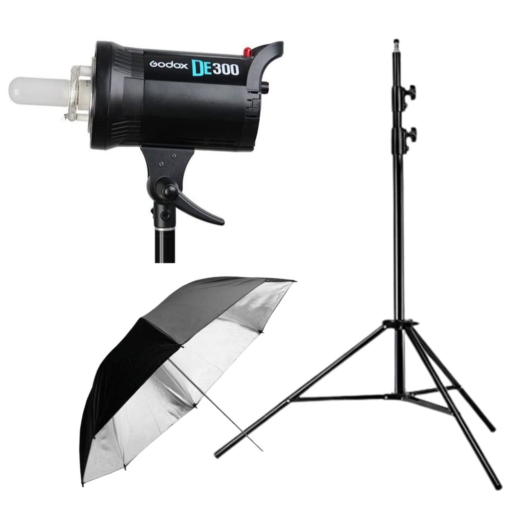 DE-300 300W Compact Studio Strobe Lighting Lamp Head 110V