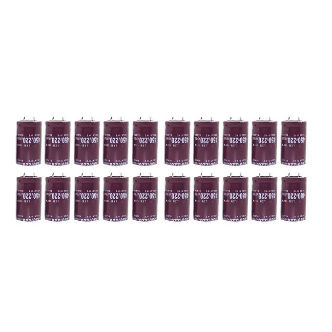 10PCS/20PCS 450V 220UF Radial DIP Aluminum Electrolytic Capacitors Size 25*40