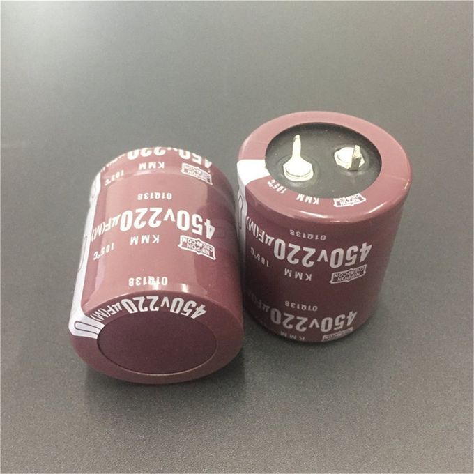 10PCS/20PCS 450V 220UF Radial DIP Aluminum Electrolytic Capacitors Size 25*40