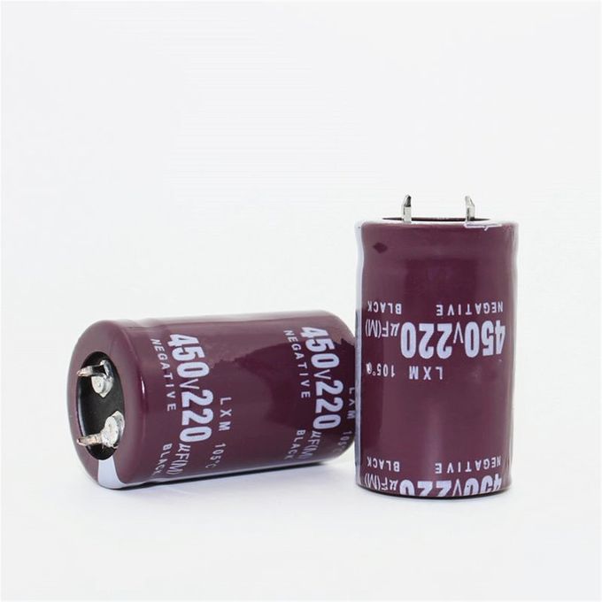 10PCS/20PCS 450V 220UF Radial DIP Aluminum Electrolytic Capacitors Size 25*40