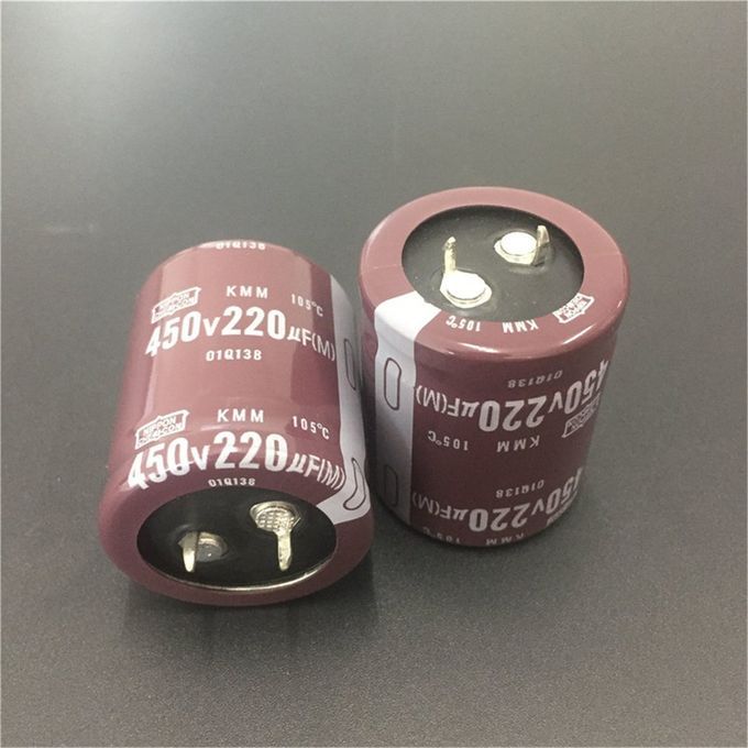 10PCS/20PCS 450V 220UF Radial DIP Aluminum Electrolytic Capacitors Size 25*40