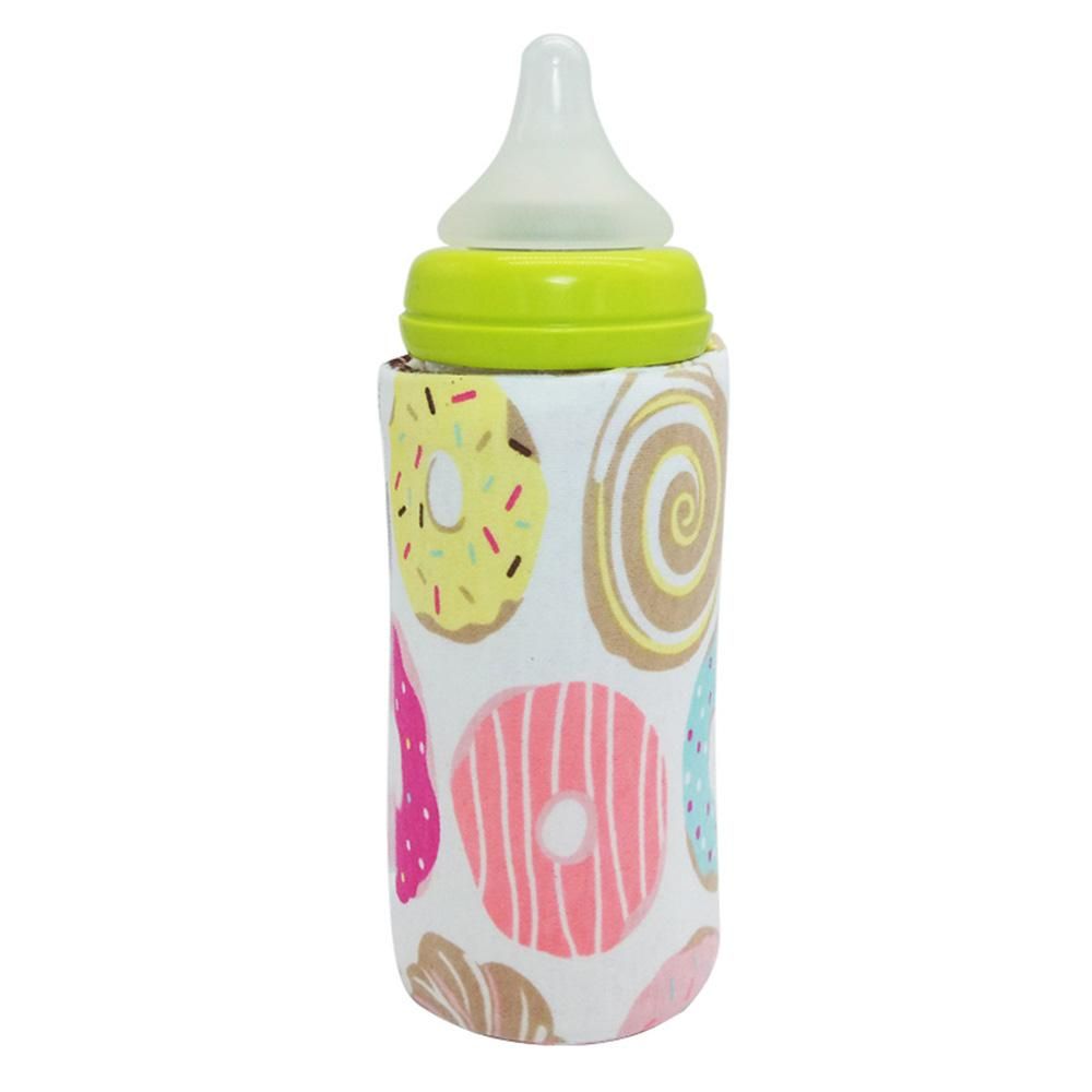 Cross-border explosion models USB bottle insulation set portable outdoor constant temperature bottle warmer warm milk warmer Donut