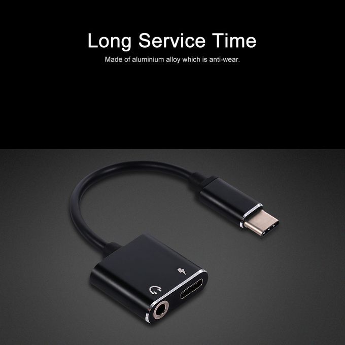 Type C To 3.5mm Jack Earphone Cable USB C Audio Aux Cable