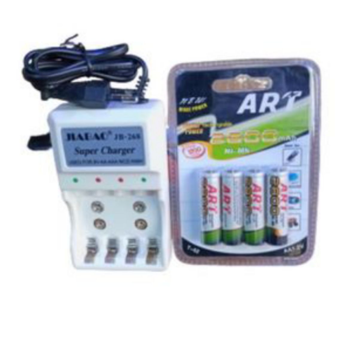 ART RECHARGABLE BATTERIES AND CHARGER