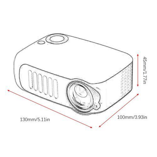 Mini Portable Pocket Projector HD 1080P Movie Video Projectors Home Projection