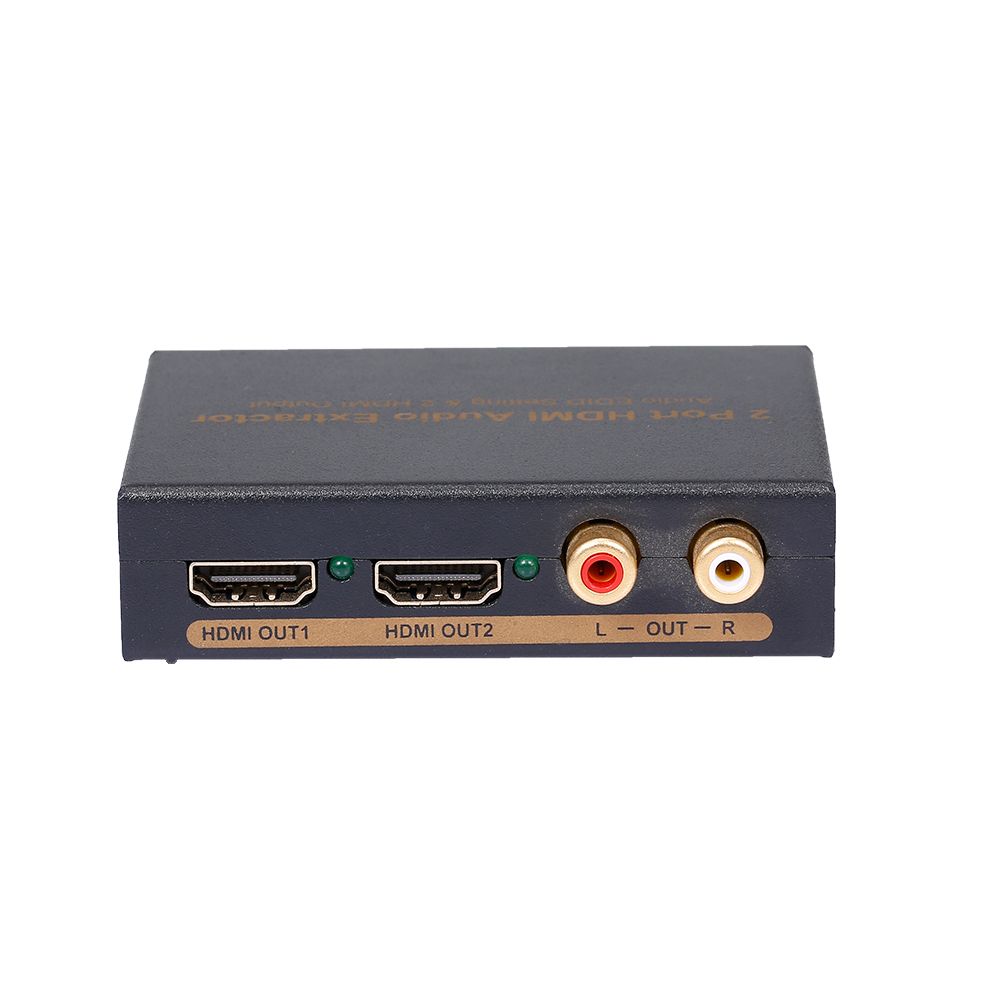 NK-912 2 Port HDMI Splitter Video Switcher Audio Extractor
