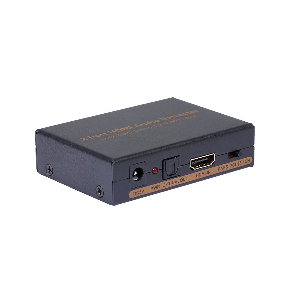 NK-912 2 Port HDMI Splitter Video Switcher Audio Extractor