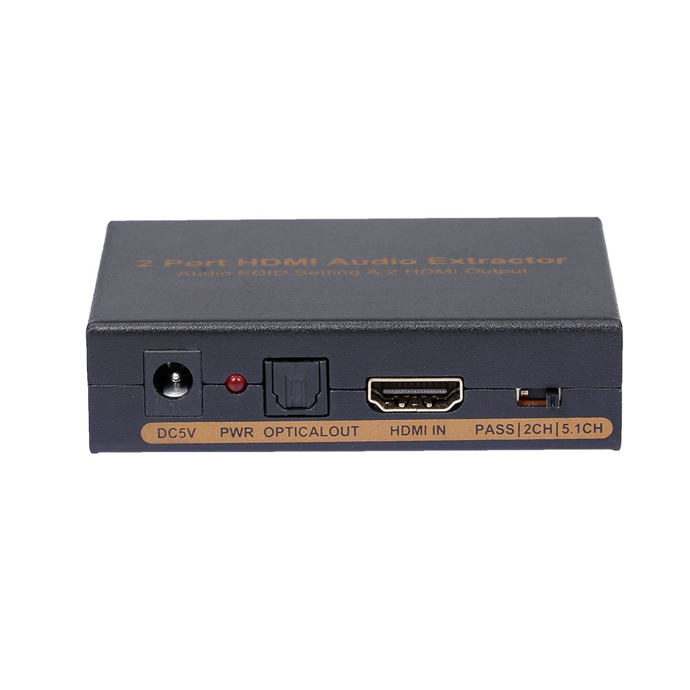 NK-912 2 Port HDMI Splitter Video Switcher Audio Extractor