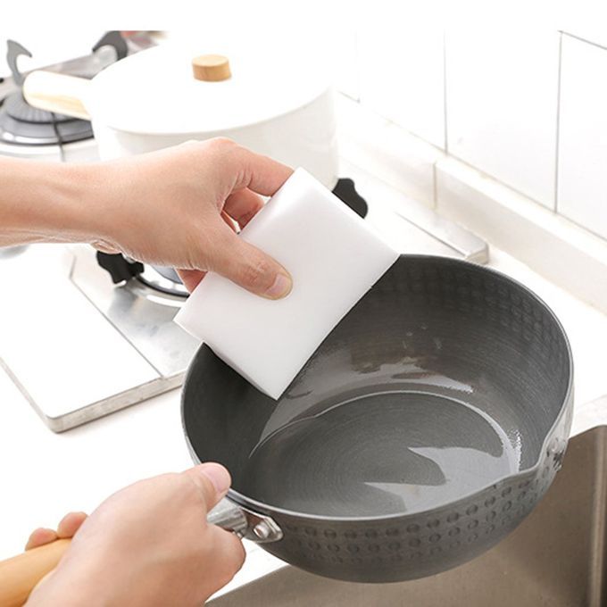 Magi  Wipe De Ontamination Shoe Shine Kit Hen  Leaning Brush Dish Sponge Tool-white