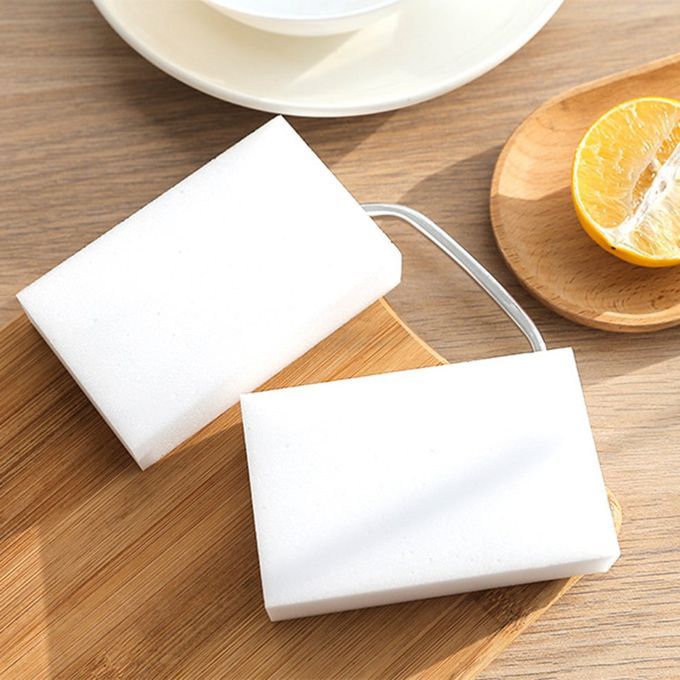 Magi  Wipe De Ontamination Shoe Shine Kit Hen  Leaning Brush Dish Sponge Tool-white