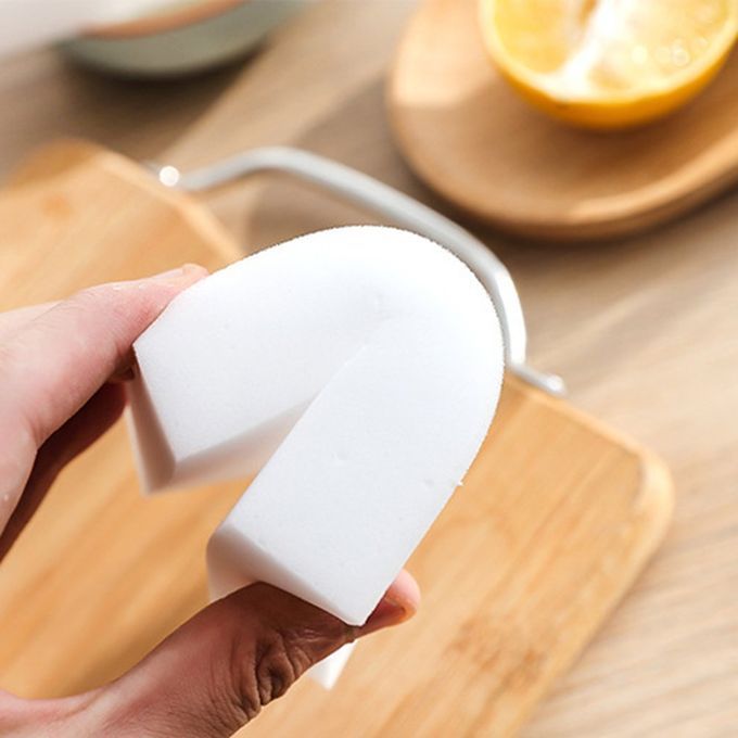 Magi  Wipe De Ontamination Shoe Shine Kit Hen  Leaning Brush Dish Sponge Tool-white
