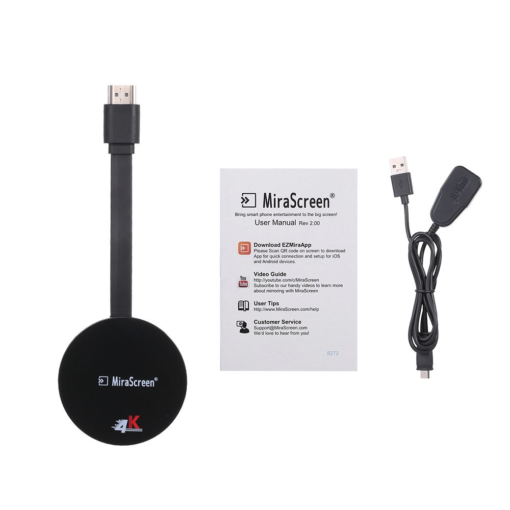 Wireless Dongle WiFi Display Dongle 1080P HD 4K Receiver