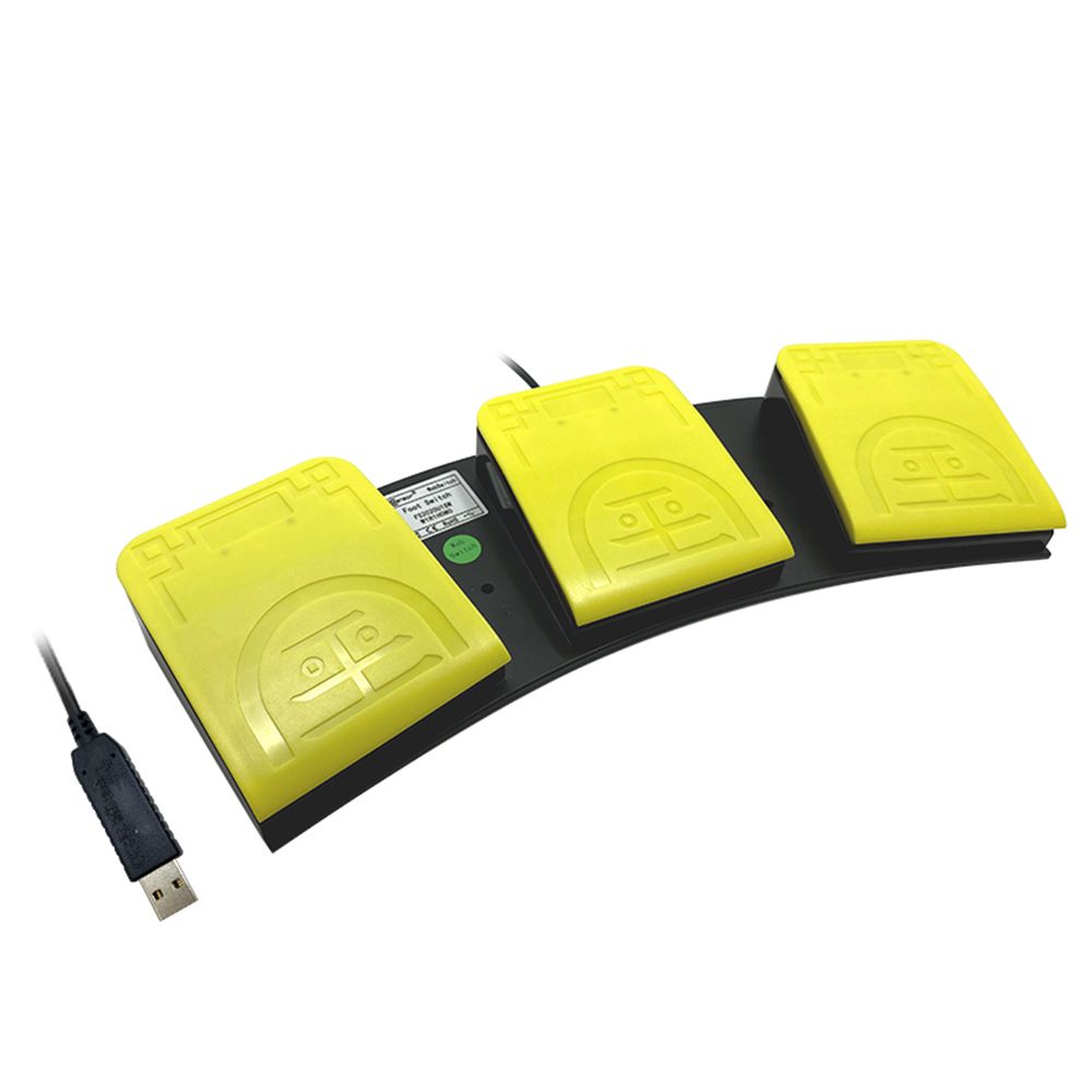 USB Triple Foot Switch Control Three Keys Customized For