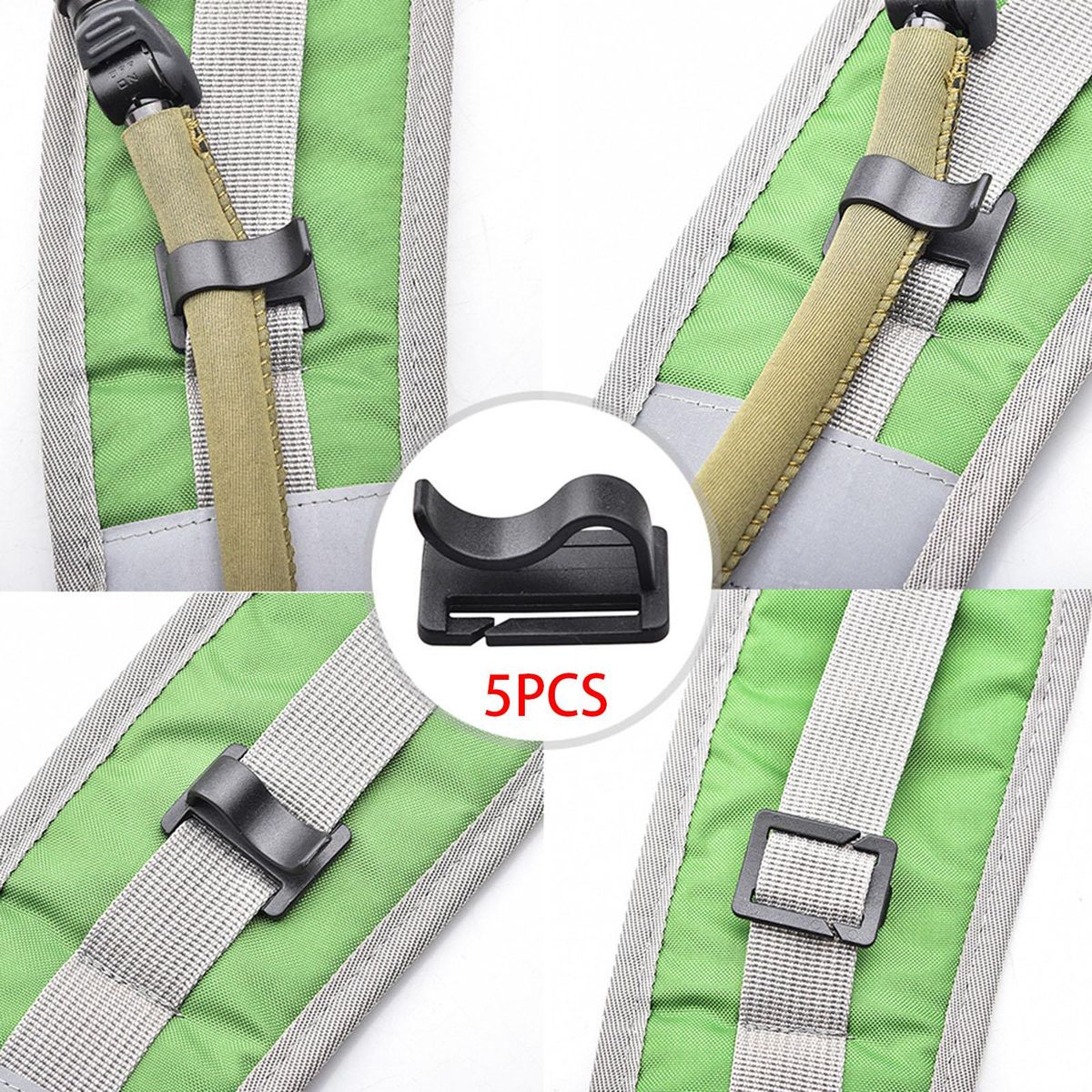 Pack Of 5 Water Bag Tube Clips Fitting Buckles