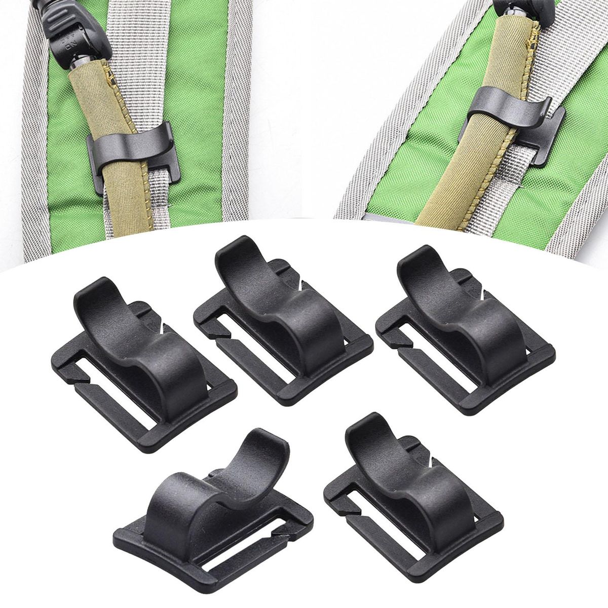 Pack Of 5 Water Bag Tube Clips Fitting Buckles
