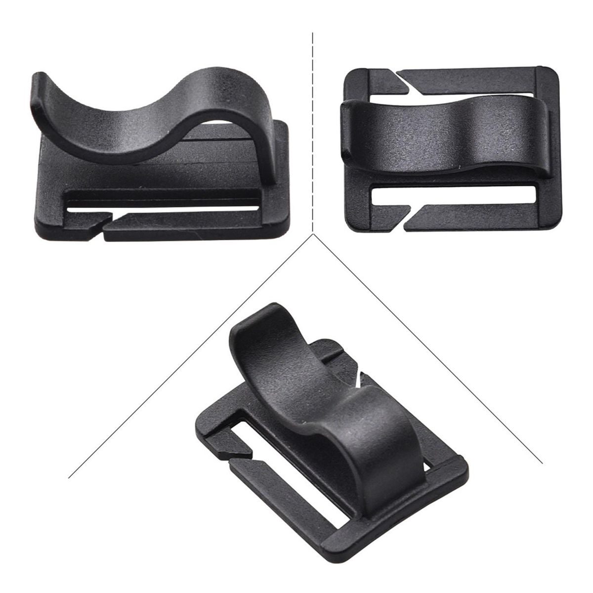 Pack Of 5 Water Bag Tube Clips Fitting Buckles