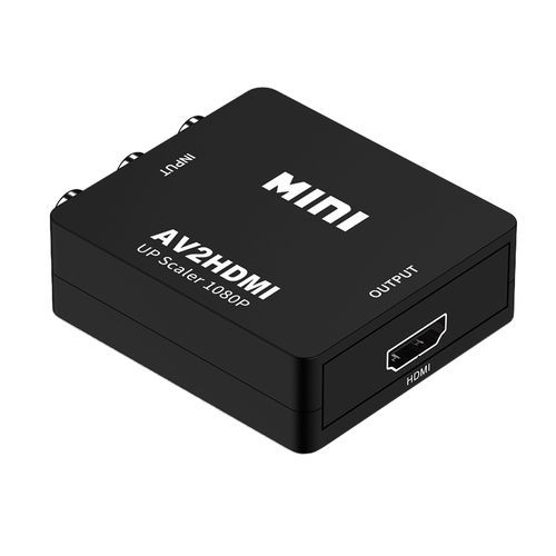 Mini AV CVBS/L+R Audio To HDMI Converter Adapter