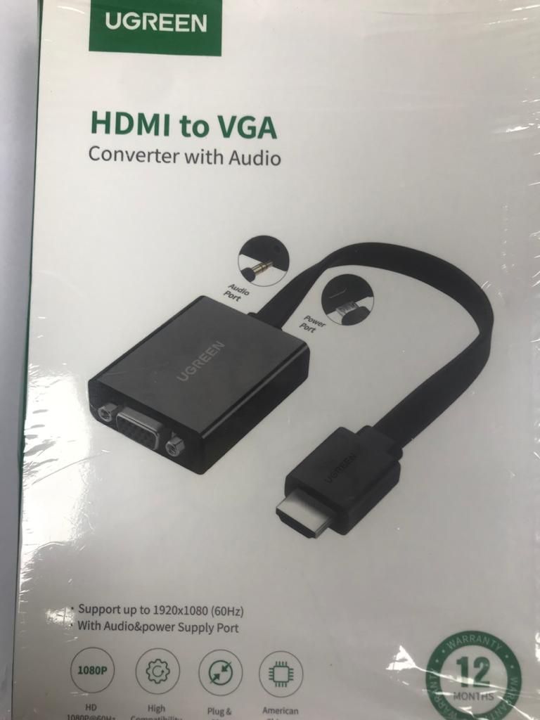 HDMI To VGA Converter 25cm (Black) - 40248