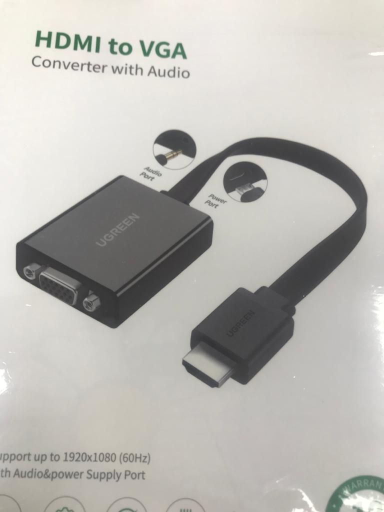 HDMI To VGA Converter 25cm (Black) - 40248