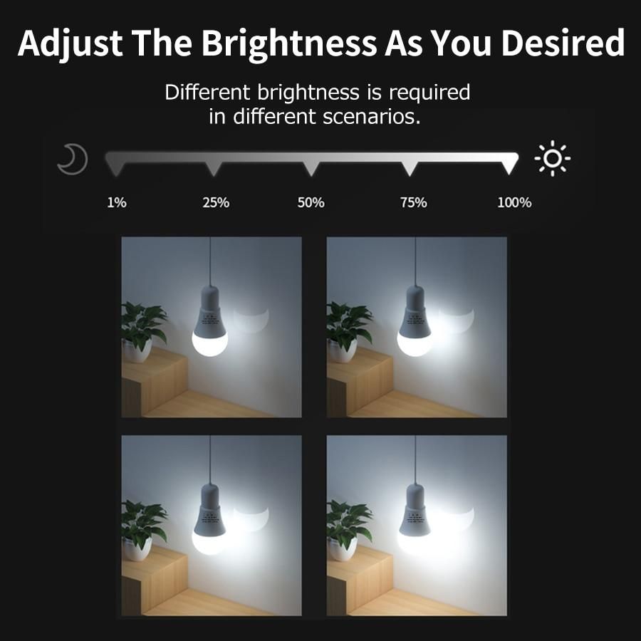 Tuya Smart Led Bulb E27 Smart Light Bluetooth RGB Lamp White Dimmable APP Control 110V 220V Bedroom Room Decoration Party Lights