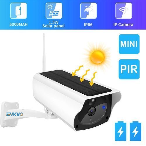 3MP Solar WiFi IR Bulllet IP Camera Outdoor IR Night Vision PIR Alarm CCTV Battery Wifi Camera