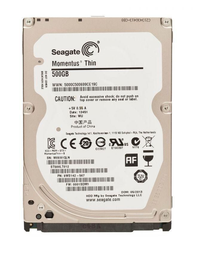 Laptop Hard Drive 500gb Seagate 100%