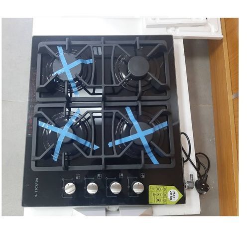 60x60 4 Burner Cabinet Gas Cooker, Auto Ignition