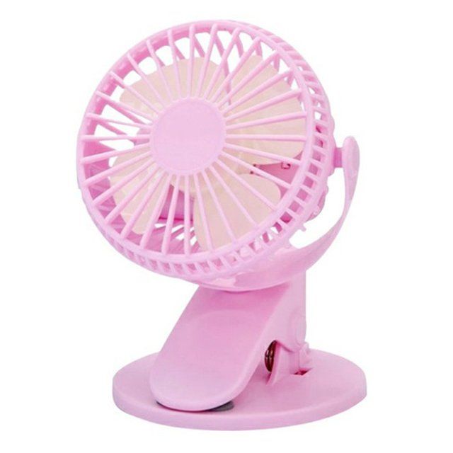 USB Charging Mini Desktop Clip Fan 360 Degrees  3-speed