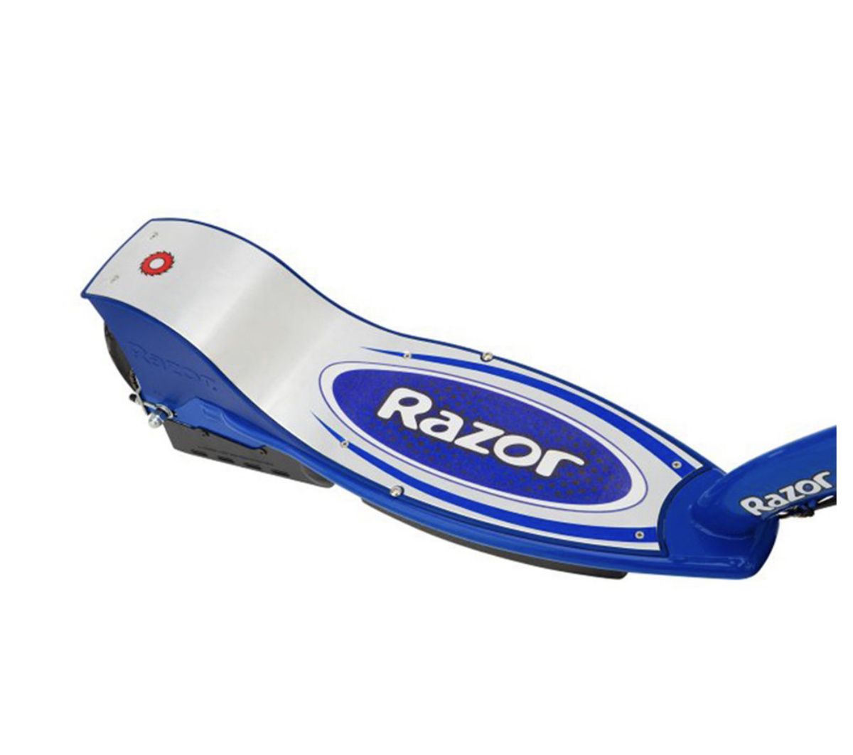 E300 Electric 24 Volt Rechargeable Motorized Ride On Kids Scooter, Blue