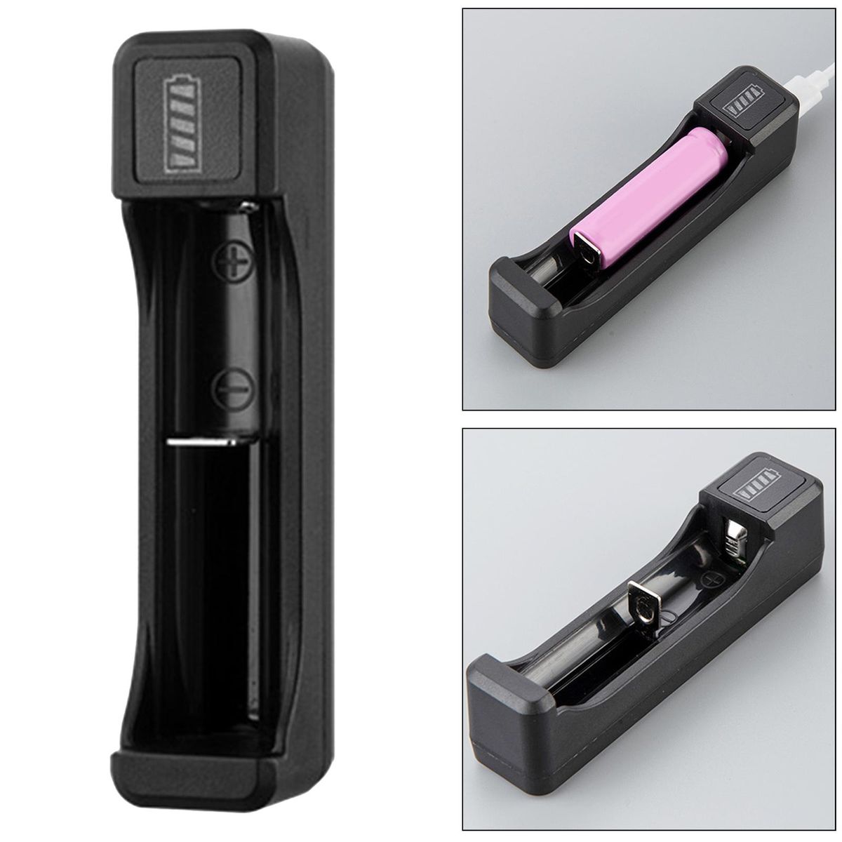 Usb Battery Charger With LED Indicator  Slot