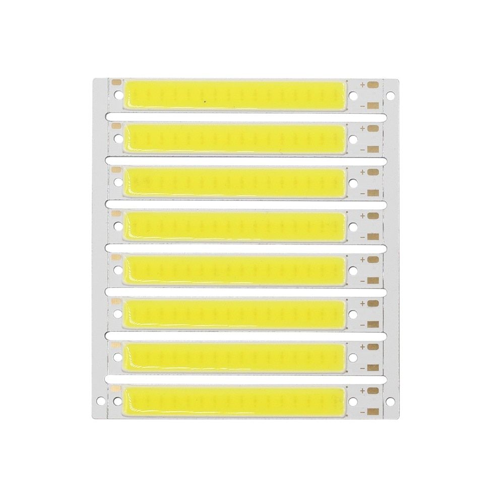 ZZEL ZYEL Hot Promotion 100pcs 3v 4v 1.2w L61x8mm 120lm COB Strip Led Vehicle Light For Light