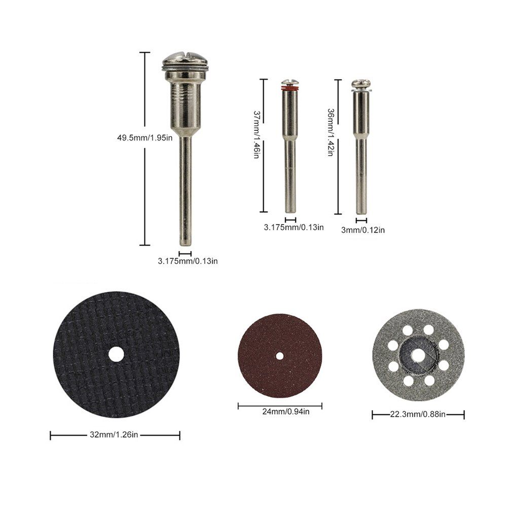 40pcs Diamond Cutting Blade Hacksaw Blade Set