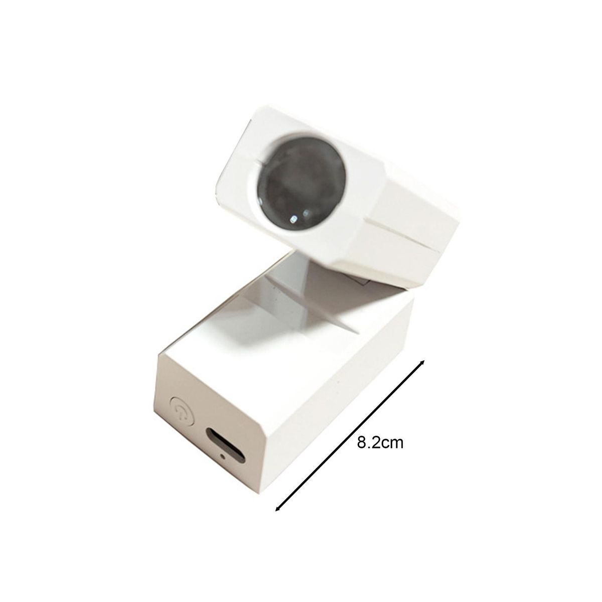 Mini Projector Spooky Night Light Projection Lamp Magnetic Suction White