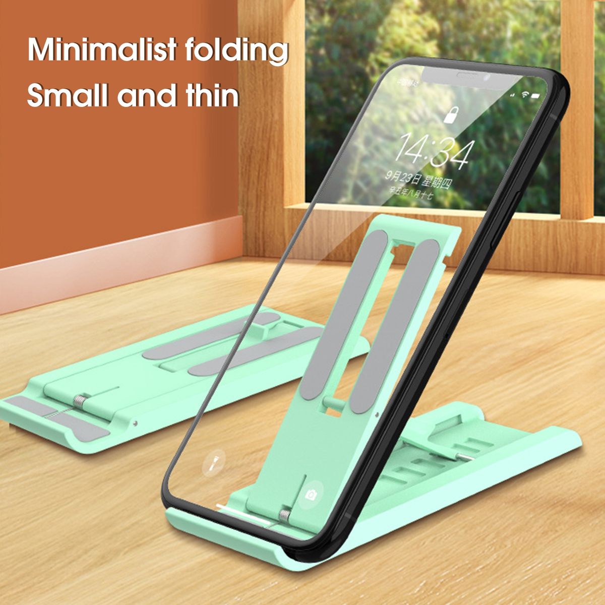 Phone Holder Flexible Desktop Tablet Cell Phone Holder Green