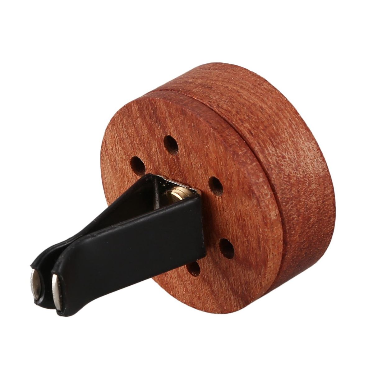 Essential Oil Diffuser For Car With Vent Clip, Wooden Stainless Steel Lava Stone Aromatherapy Diffuser Locket Mini Air Freshener For Travel