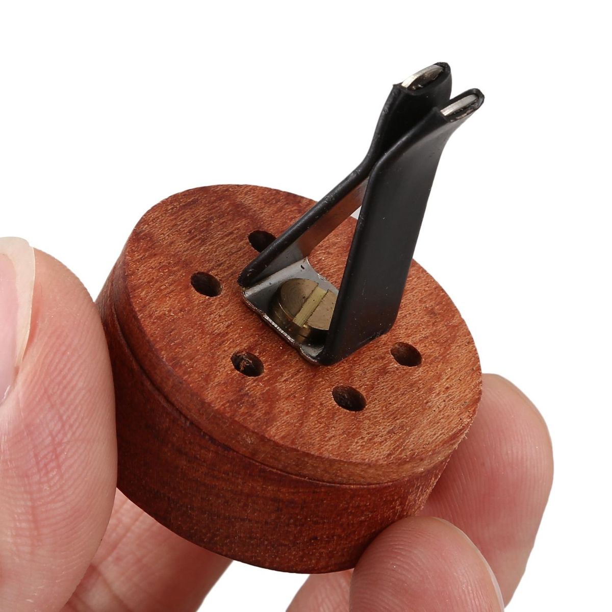 Essential Oil Diffuser For Car With Vent Clip, Wooden Stainless Steel Lava Stone Aromatherapy Diffuser Locket Mini Air Freshener For Travel