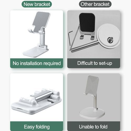Desktop  Phone Holder Stand  Adjustable Tablet Foldable