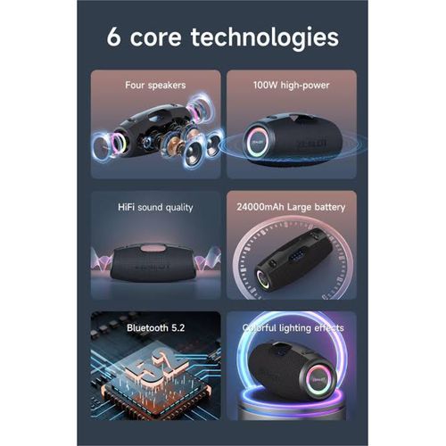 S78 Wireless 5.2 Stereo High Quality Water Proof Bluetooth Speaker