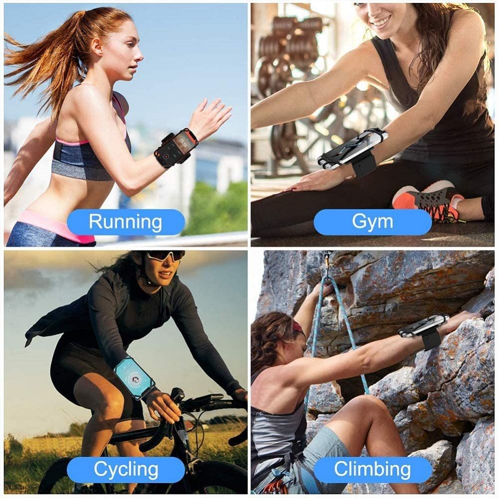 Untoom Universal Sports Running Armband For IPhone 12 11 Pro Max X Wristband Cell Phone Holder Arm Band Case For Xiaomi Samsung