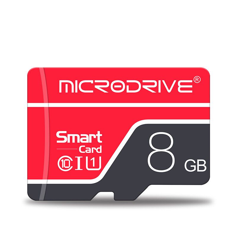 Microdrive 8GB 16GB 32GB 64GB 128GB C10 Class 10 High Speed TF Memory Card With Card Adapter For Smart Phone Tablet PC Camera Car DVR [Black]