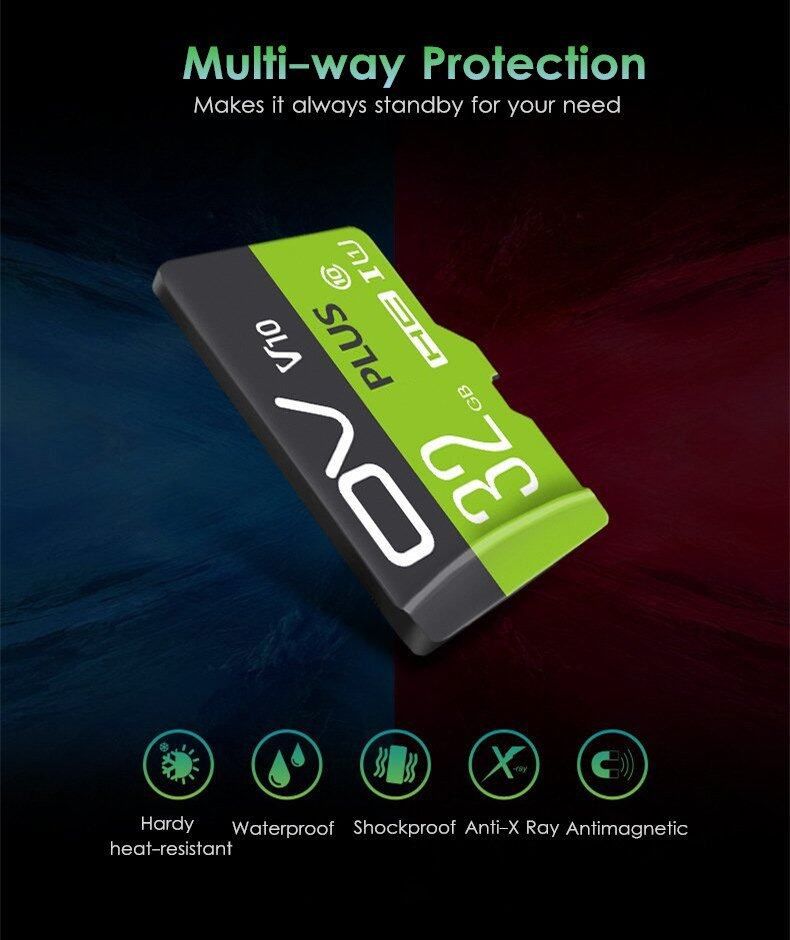 OV PLUS UHS-I U1 U3 32GB 64GB 128GB 256GB Class 10 High Speed Data Storage TF Card Flash Memory Card 32g